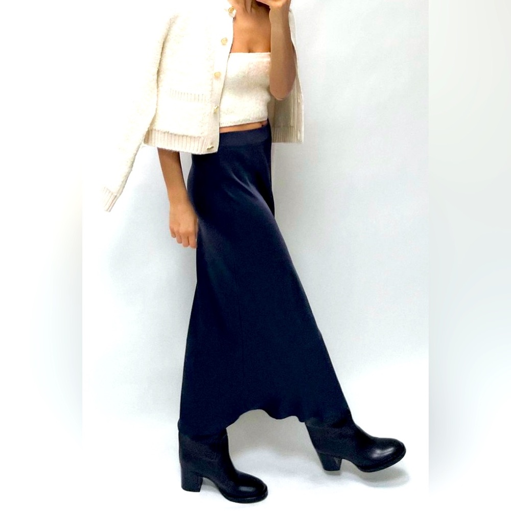 NWT Zara maxi satin skirt